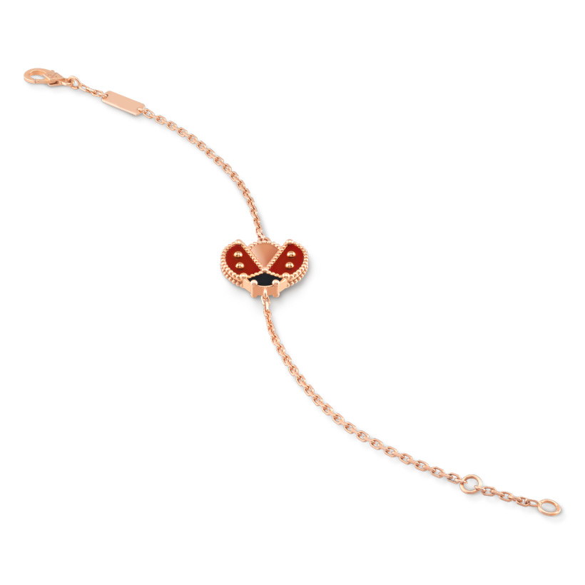 Replicate Lucky Spring bracelet, open wings ladybug(1:1 replica)