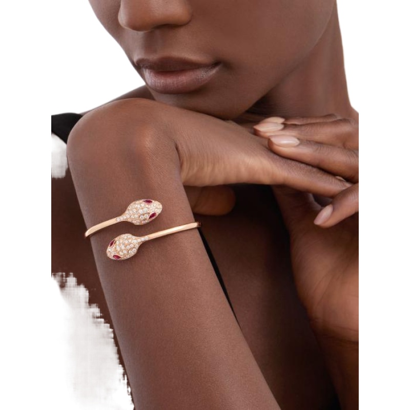 Replicate Serpenti Seduttori gilded snake bracelet(1:1 replica)