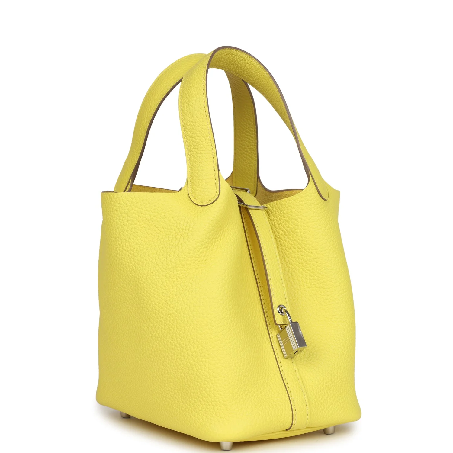 Replicate Hermes Picotin Lock 18 Lime Clemence Palladium Hardware(1:1 replica)