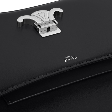 Replicate MEDIUM CELINE LOLA BAG IN SHINY CALFSKIN BLACK(1:1 replica)