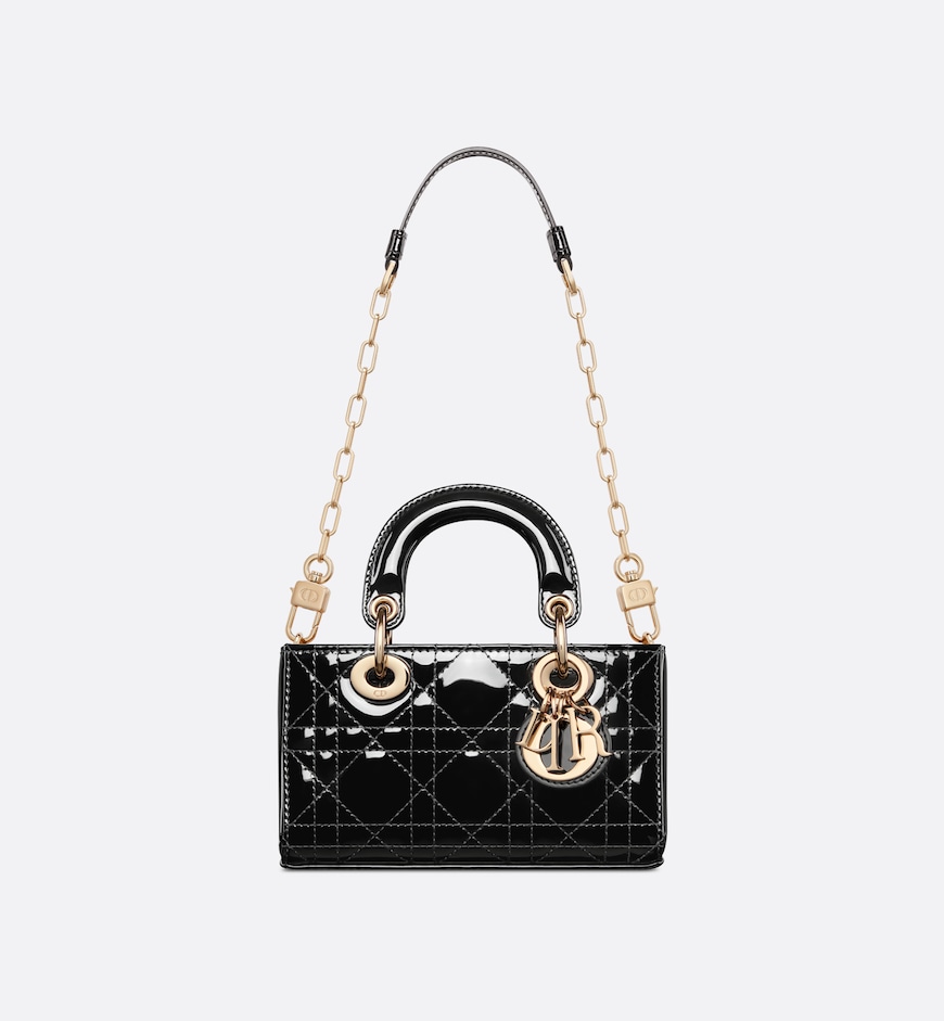 Replicate Dior Lady D-Joy Micro Bag– Patent Leather(1:1 replica)