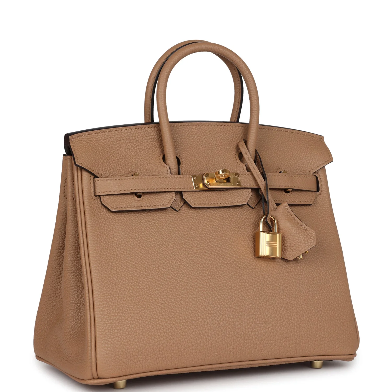 Replicate Hermes Birkin 25 Chai Togo Gold Hardware(1:1 replica)