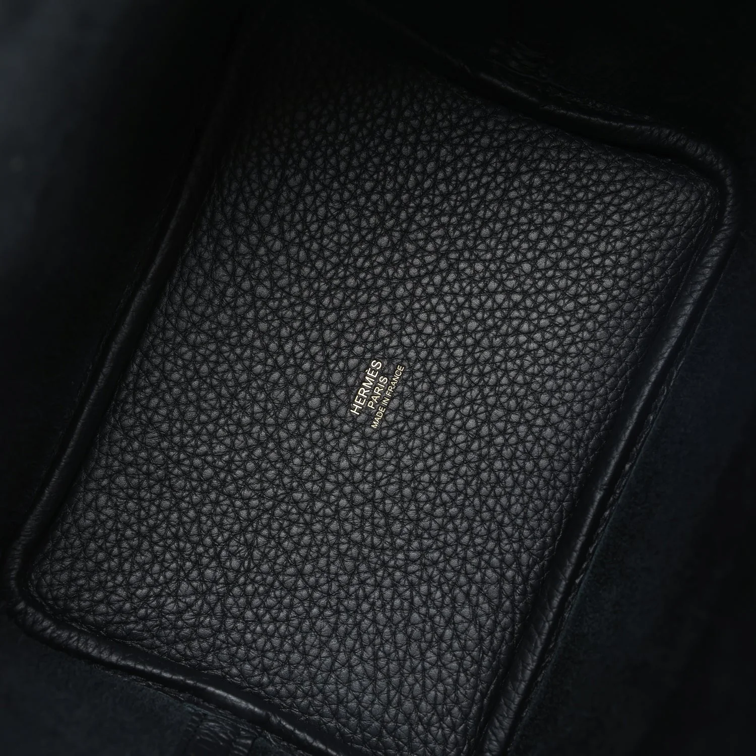 Replicate Hermes Picotin Lock 18 Black Clemence Gold Hardware(1:1 replica)