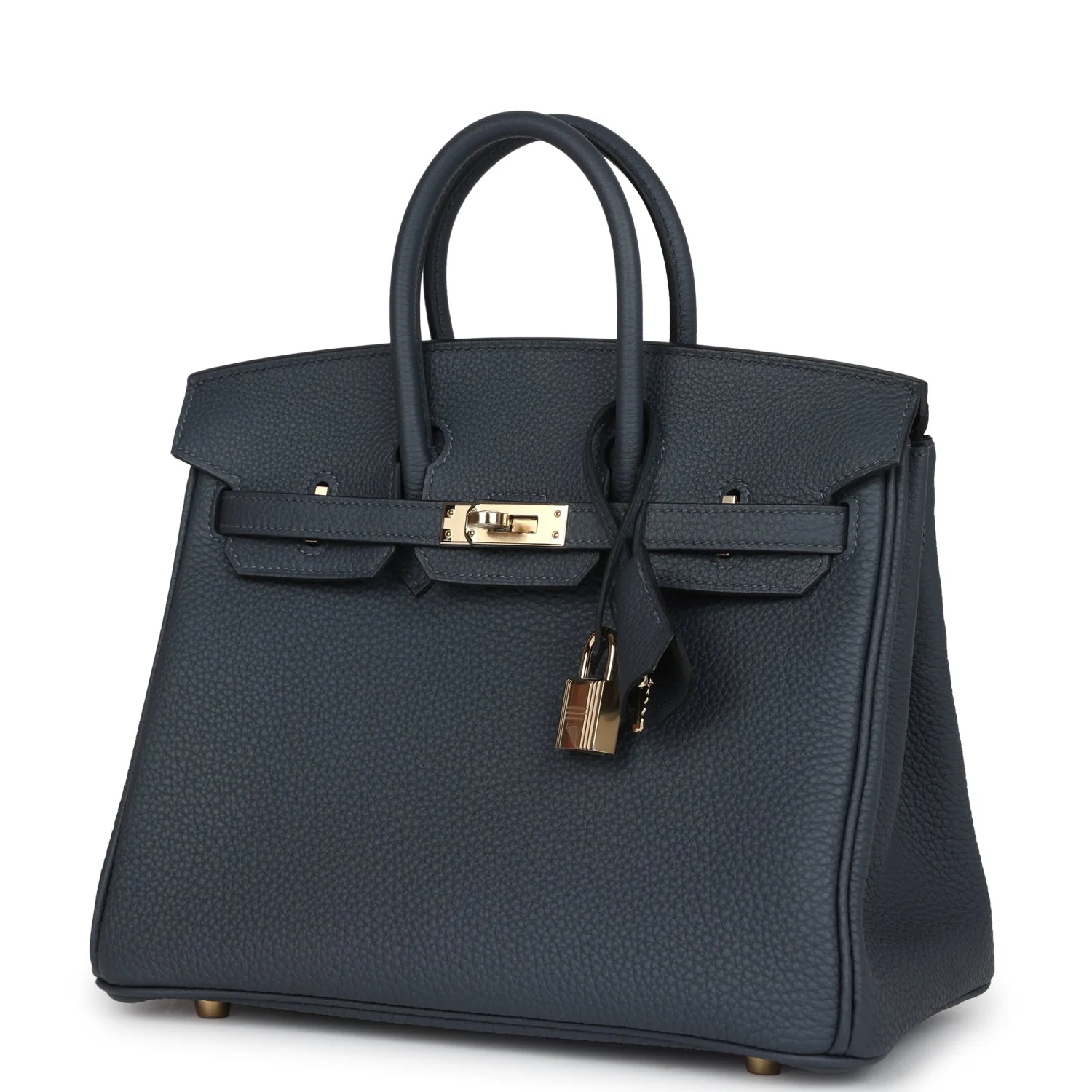 Replicate Hermes Birkin 25 Gris Misty Togo Permabrass Hardware(1:1 replica)
