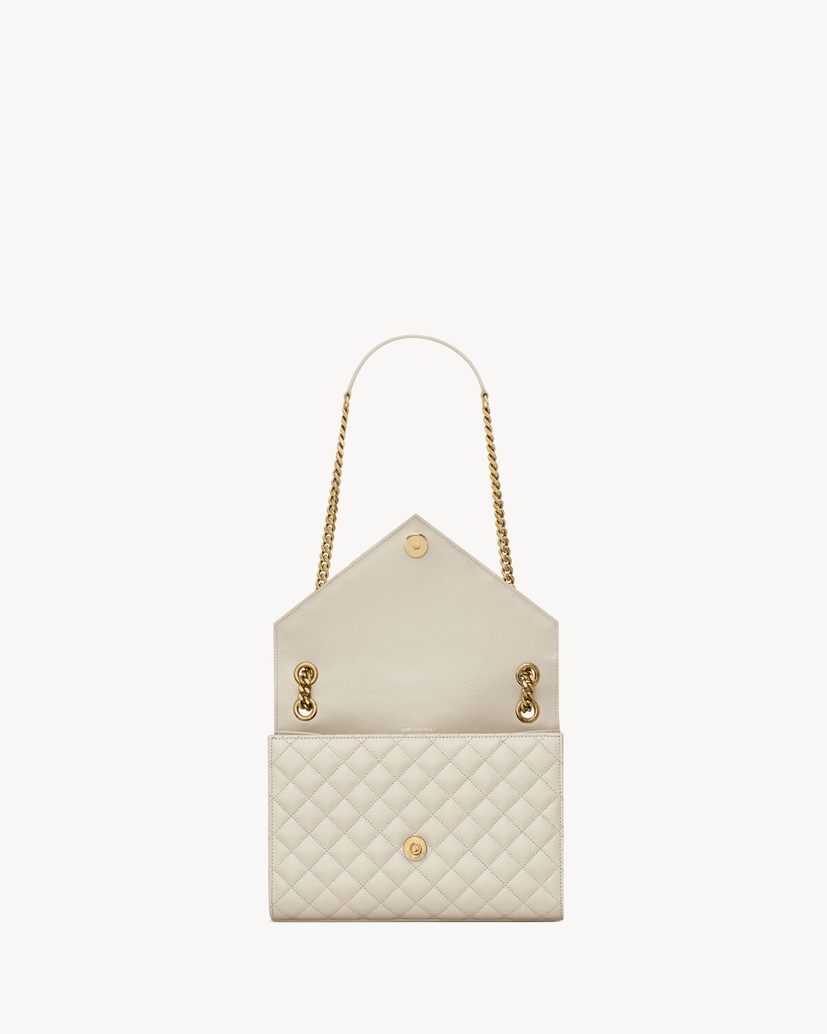 Replicate YSL Envelope Medium in Quilted Grain De Poudre Embossed Leather(1:1 replica)