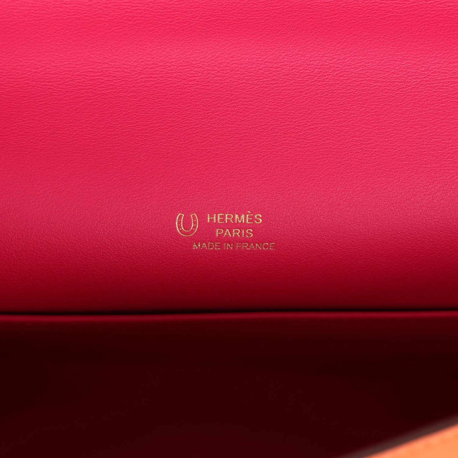Replicate Hermes Special Order (HSS) Kelly Pochette Orange Verso Swift Gold Hardware(1:1 replica)
