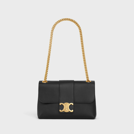 Replicate MEDIUM CELINE VICTOIRE BAG IN SUPPLE CALFSKIN BLACK(1:1 replica)