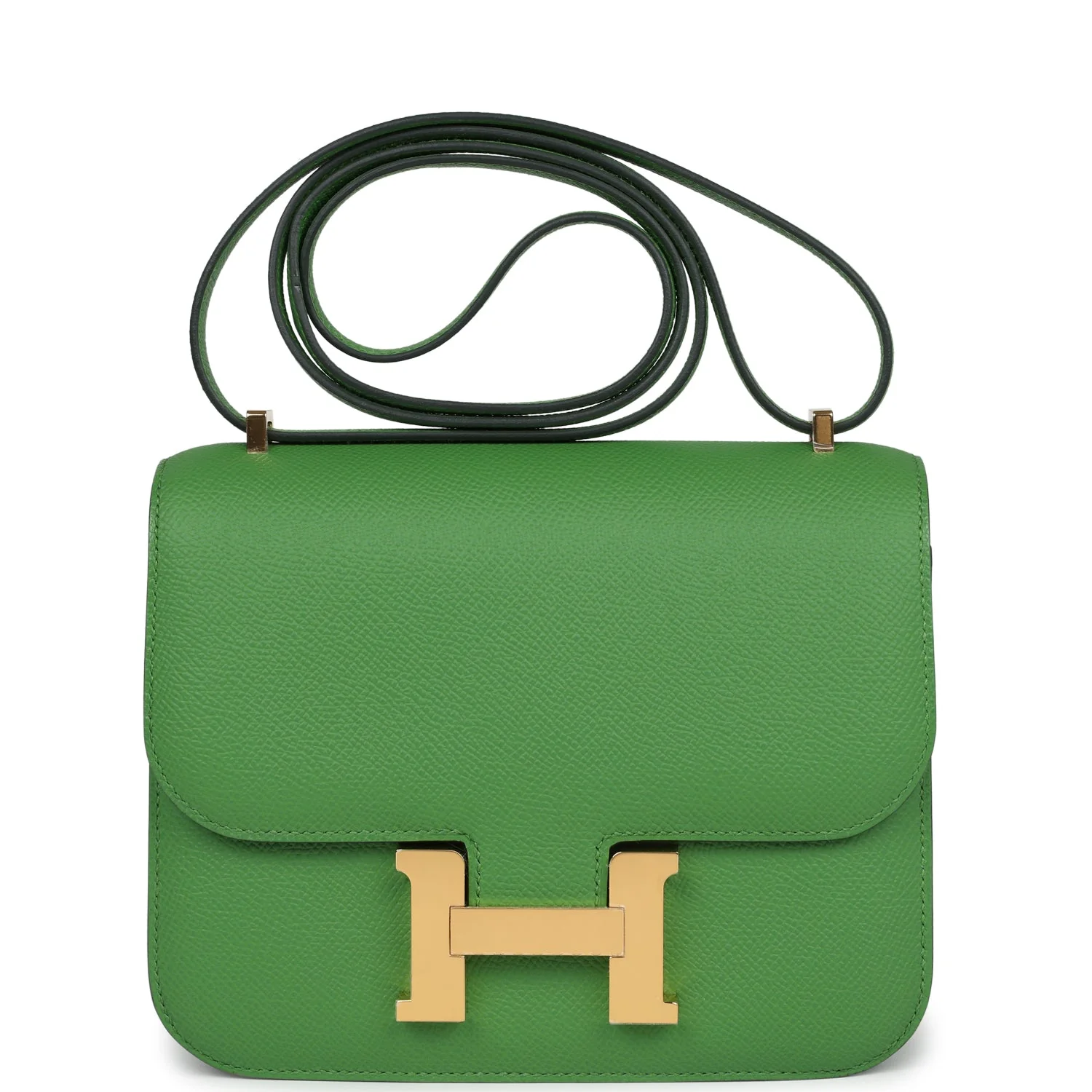 Replicate Hermes Constance 18 Vert Yucca Epsom Gold Hardware(1:1 replica)
