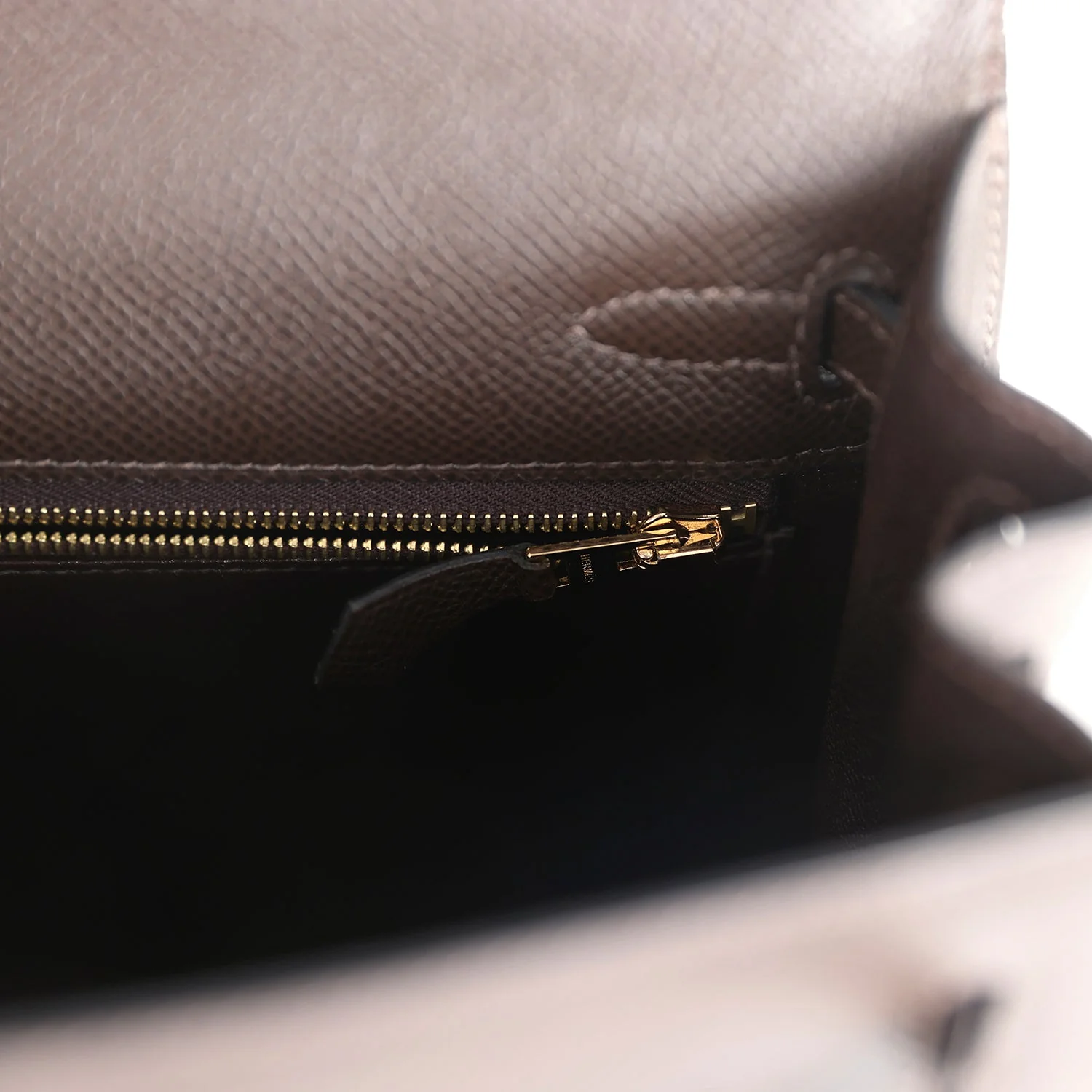 Replicate Hermes Kelly Sellier 25 Ebene Epsom Gold Hardware(1:1 replica)
