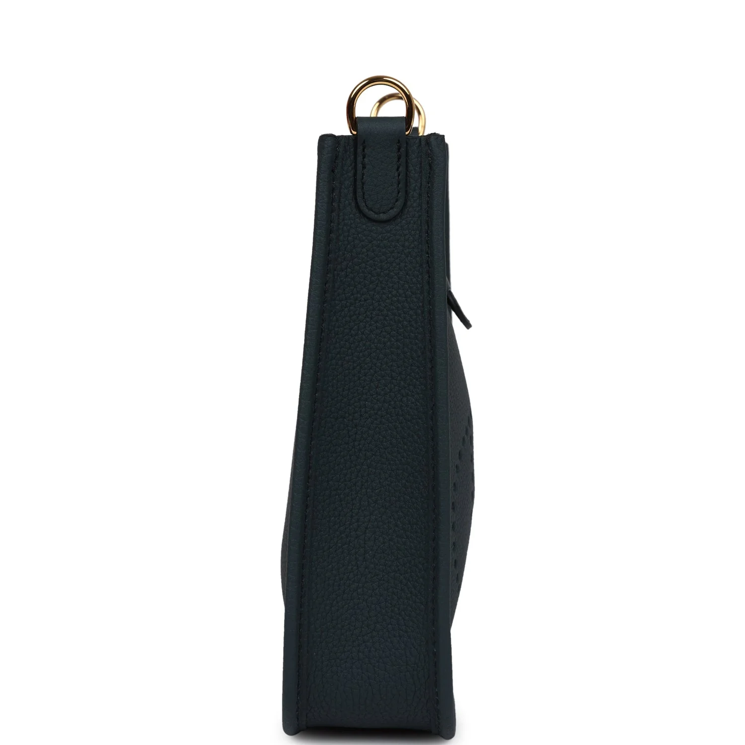 Replicate Hermes Evelyne TPM Vert Cypress Clemence Gold Hardware(1:1 replica)