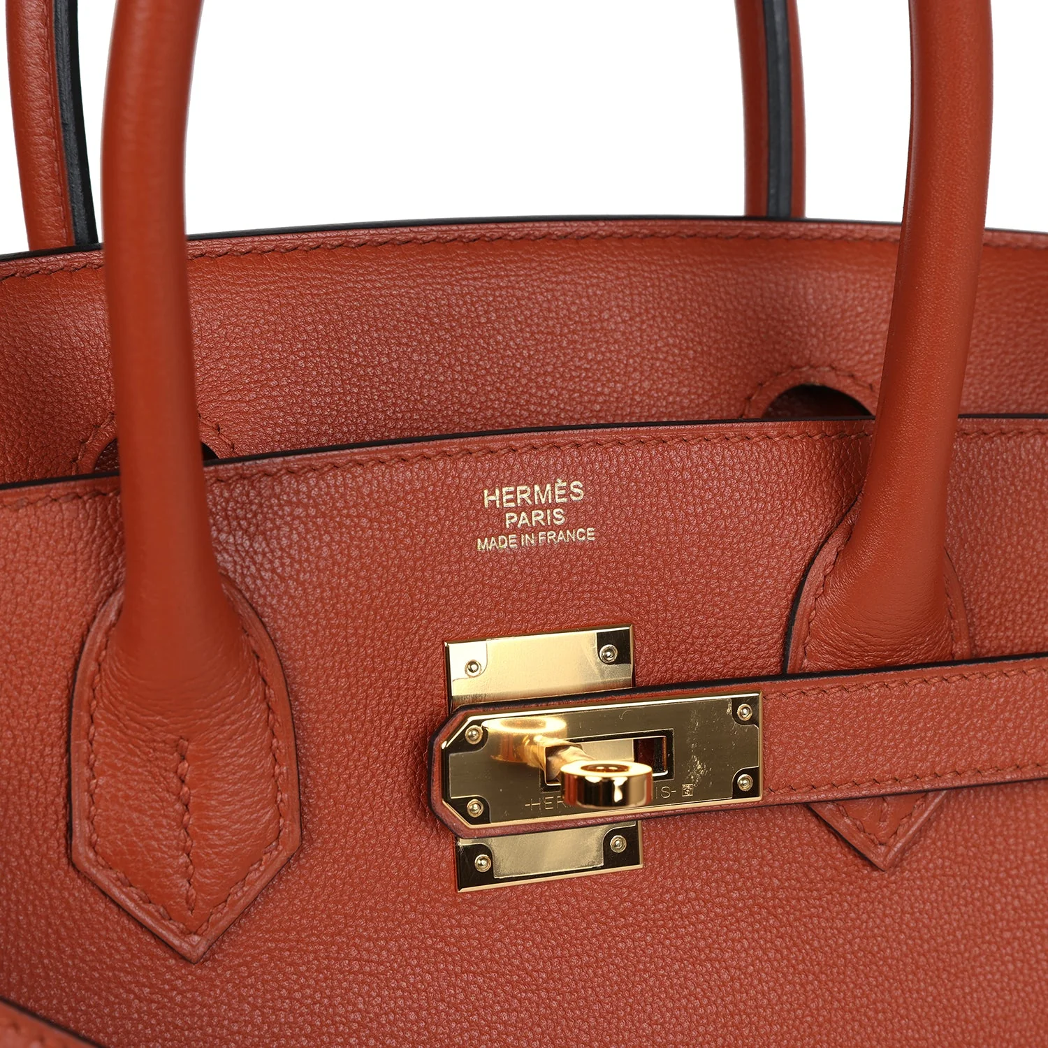 Replicate Hermes Birkin 30 Cuivre Taurillon Novillo Gold Hardware(1:1 replica)