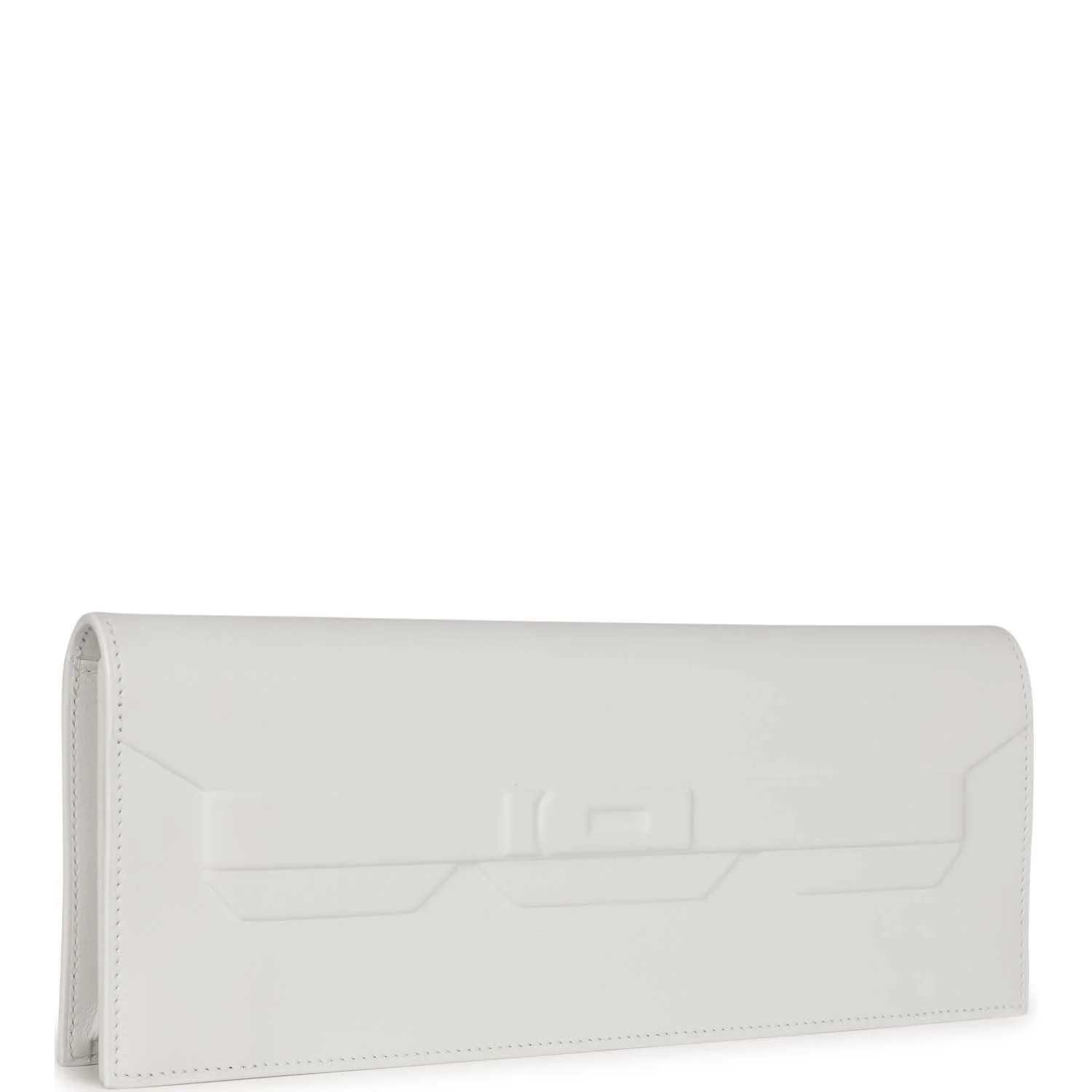 Replicate Hermes Shadow Kelly Cut New White Swift(1:1 replica)