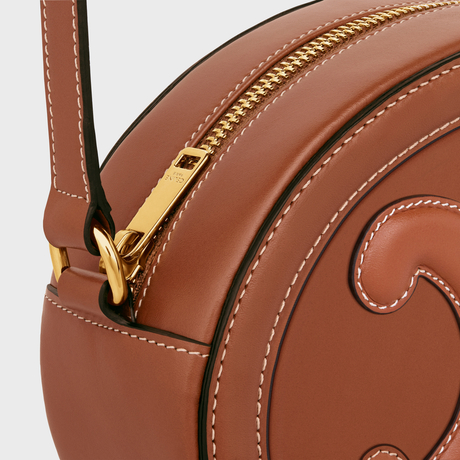 Replicate OVAL BAG CUIR TRIOMPHE IN SMOOTH CALFSKIN TAN(1:1 replica)