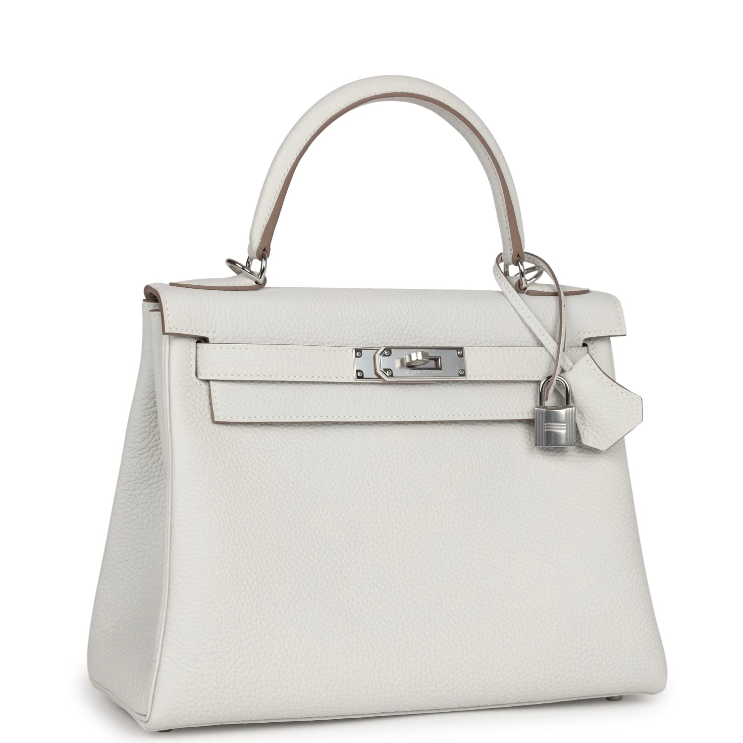 Replicate Hermes Kelly Retourne 28 Gris Pale Togo Palladium Hardware(1:1 replica)