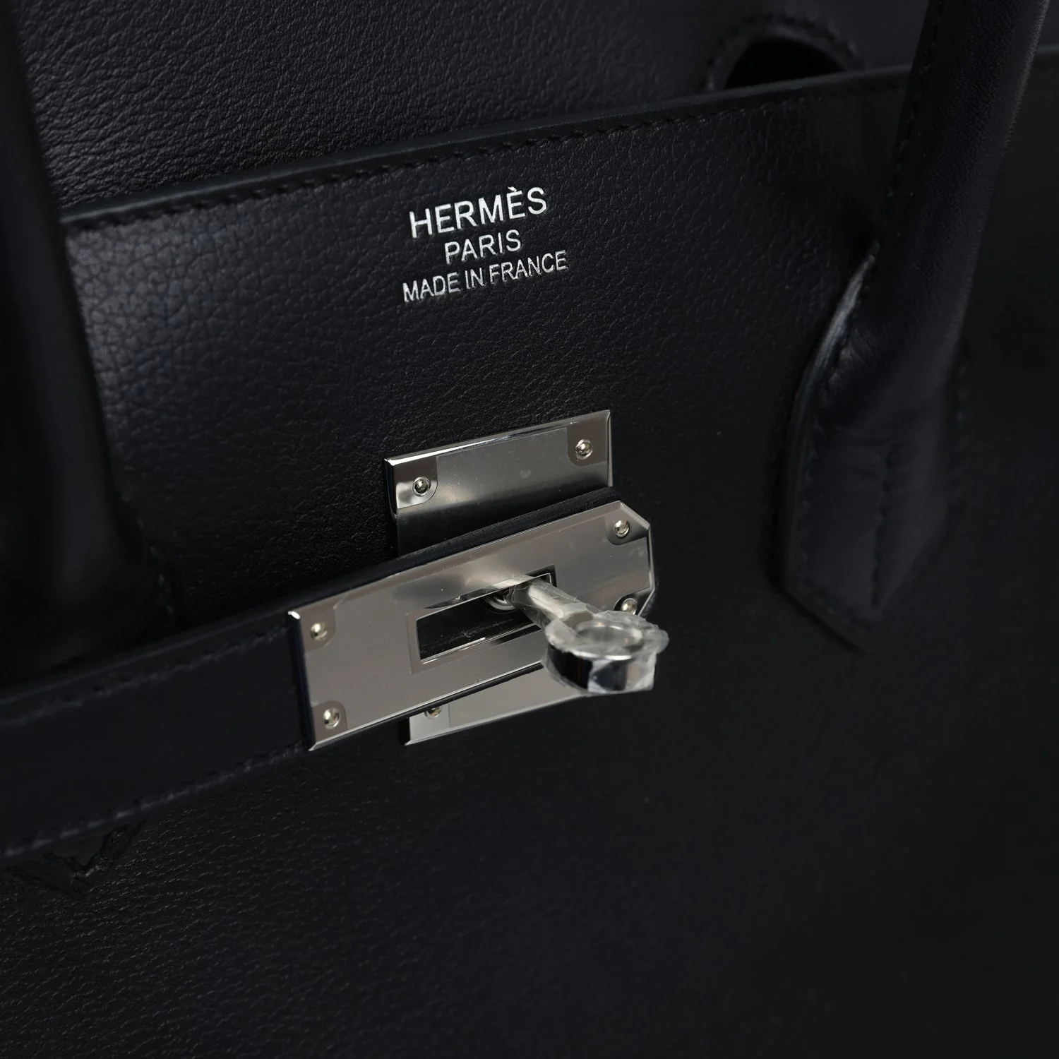 Replicate Hermes Birkin 35 Anate Black Evergrain Palladium Hardware(1:1 replica)