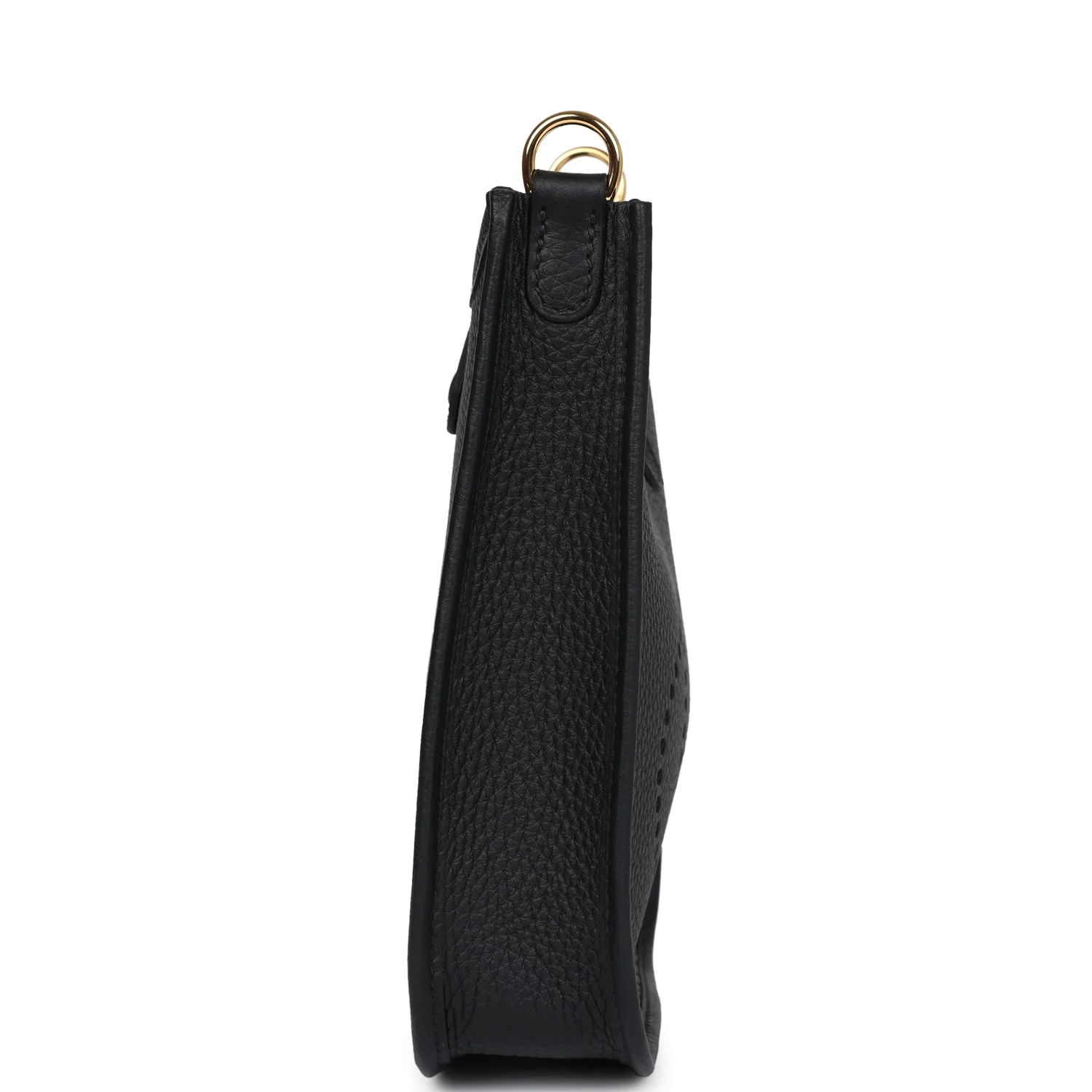 Replicate Hermes Evelyne TPM Black Clemence Gold Hardware(1:1 replica)