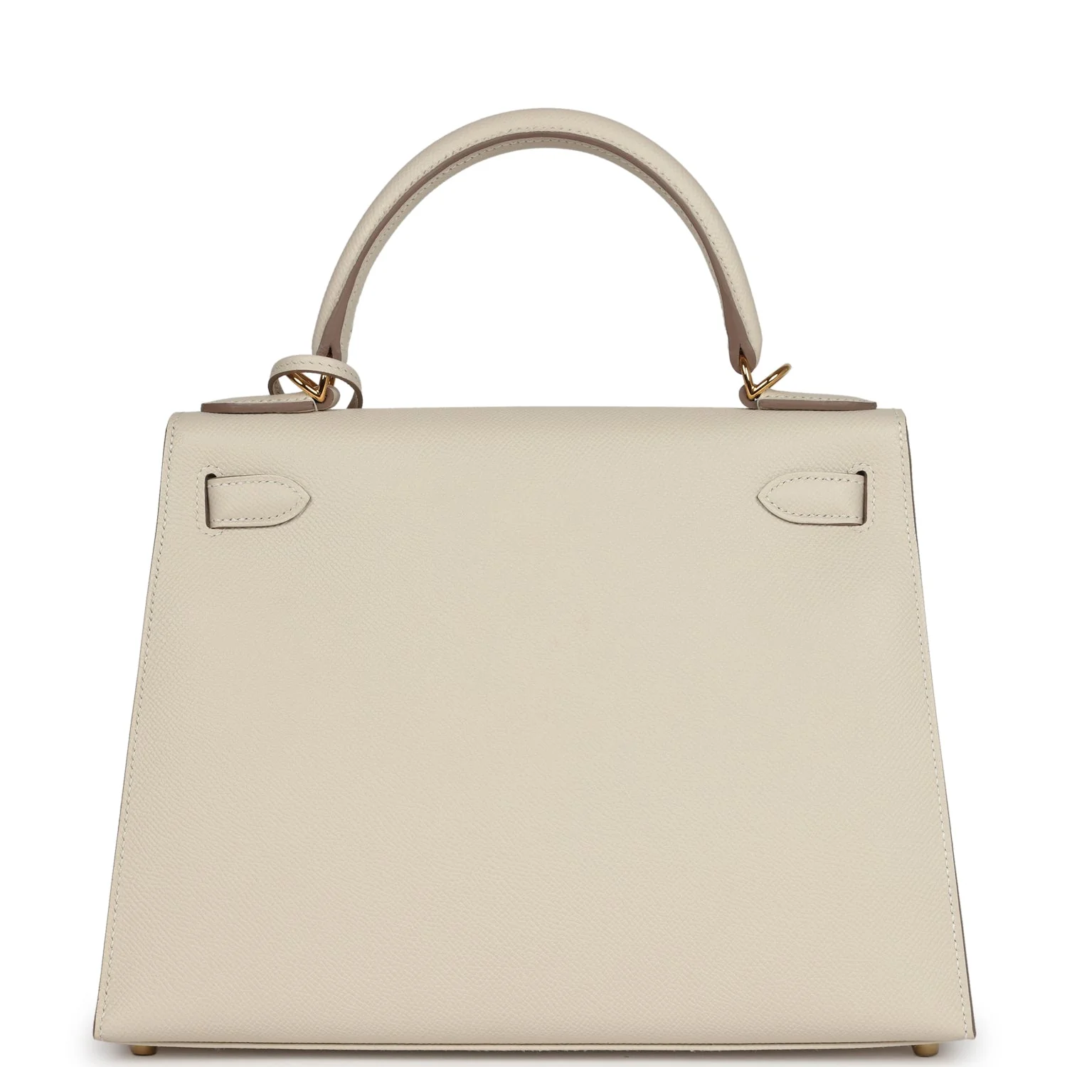 Replicate Hermes Kelly Sellier 28 Craie Epsom Gold Hardware(1:1 replica)