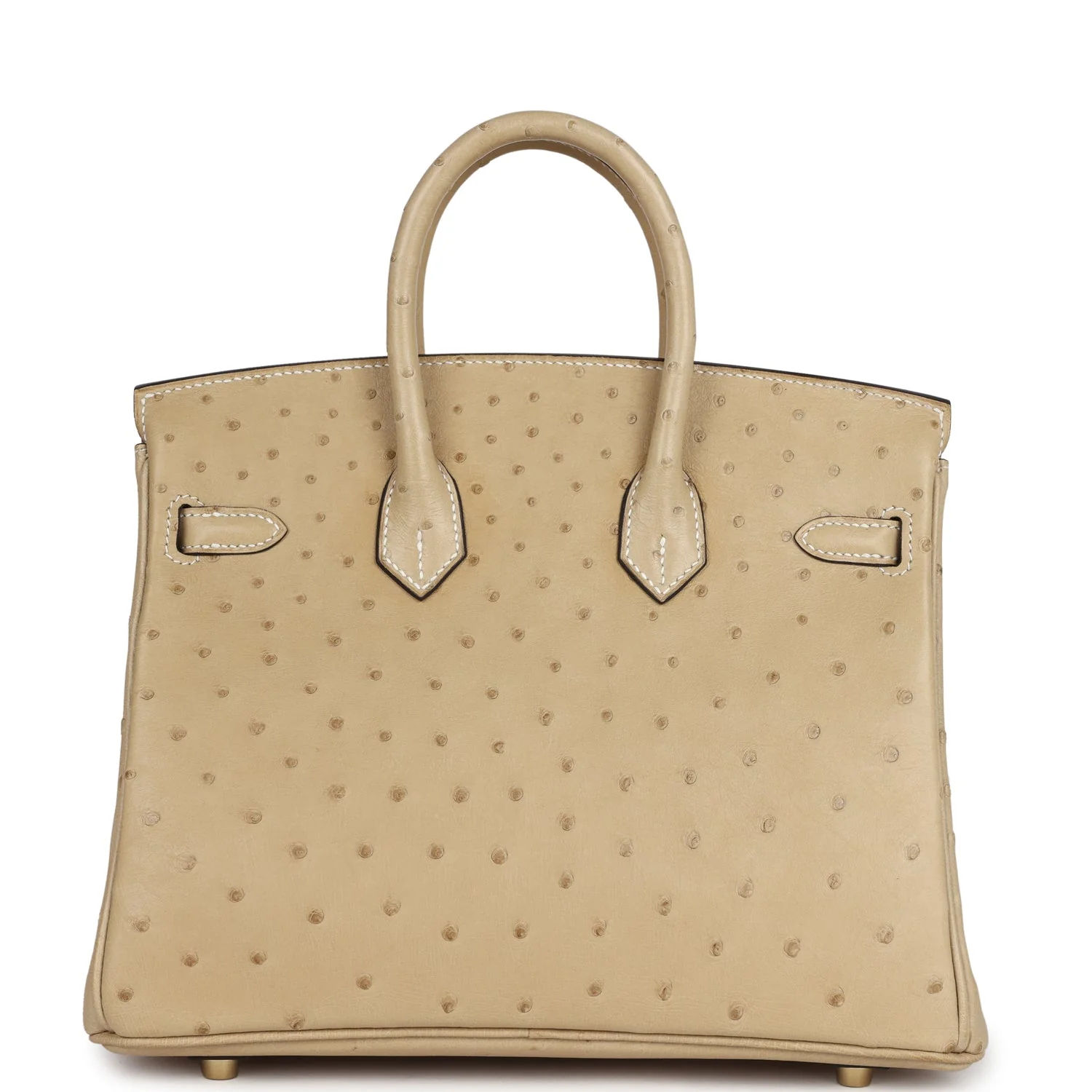 Replicate Hermes Birkin 25 Trench Ostrich Gold Hardware(1:1 replica)