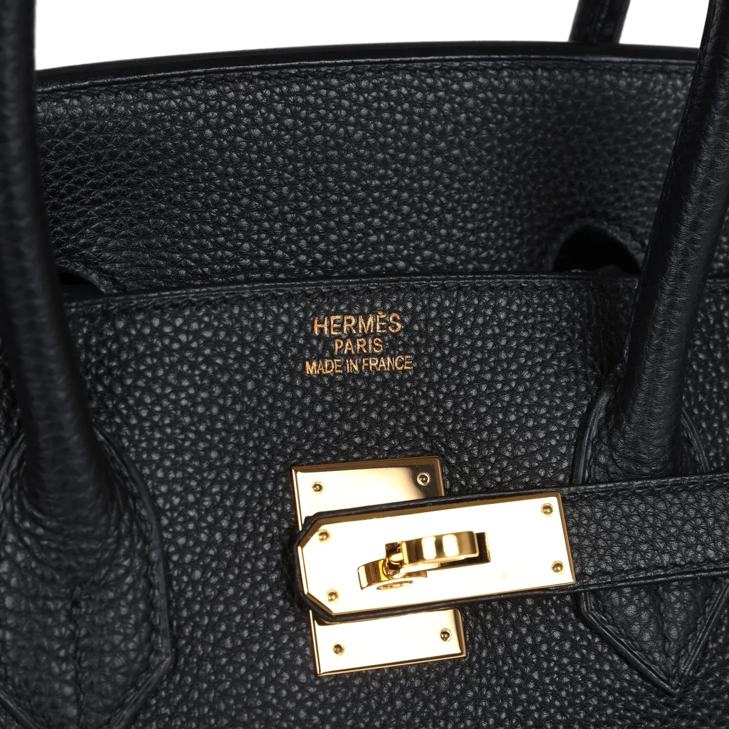 Replicate Hermes Birkin 35 Black Togo Gold Hardware(1:1 replica)