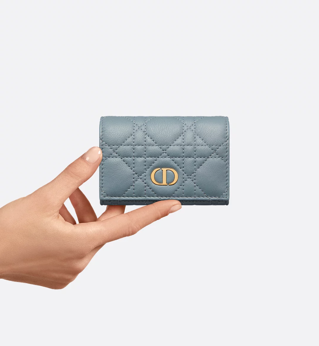 Replicate Dior Caro Glycine Wallet(1:1 replica)