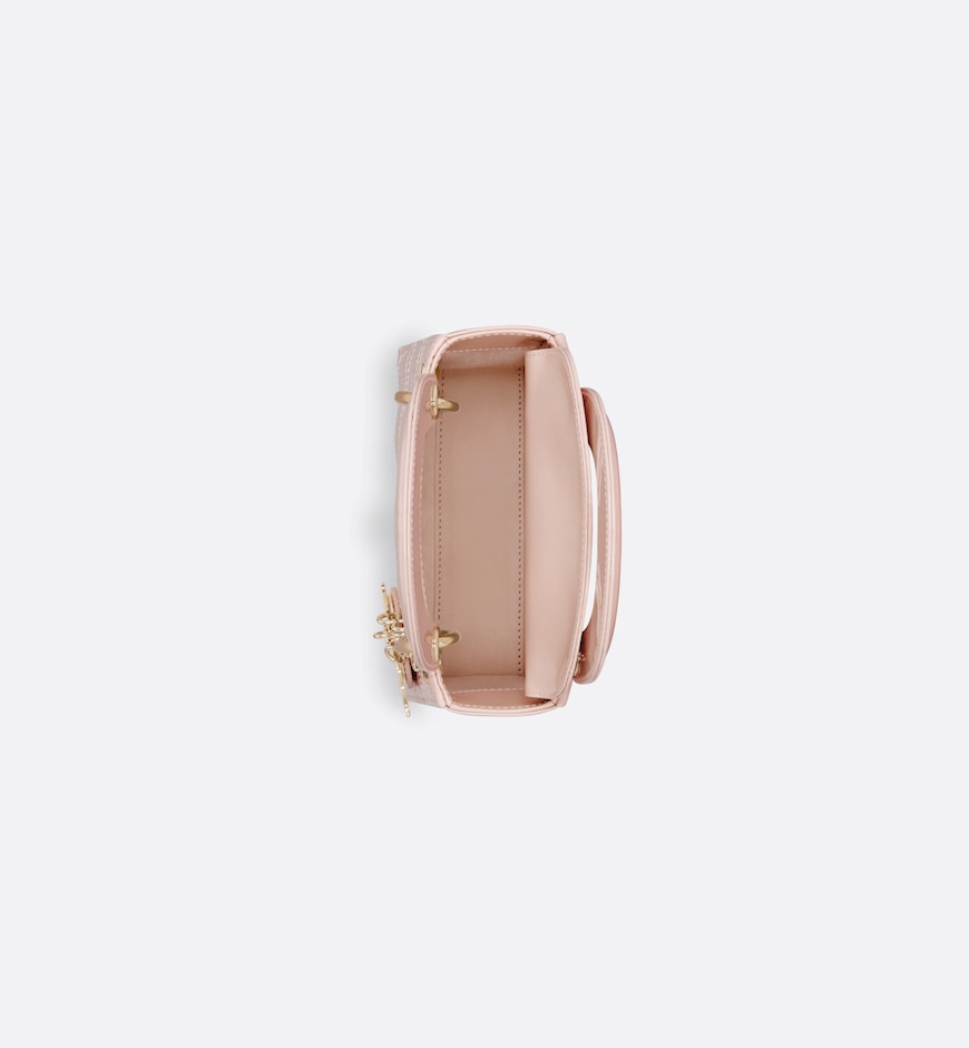 Replicate Dior Mini Dioriviera Lady Dior Bag   Patent Leather(1:1 replica)