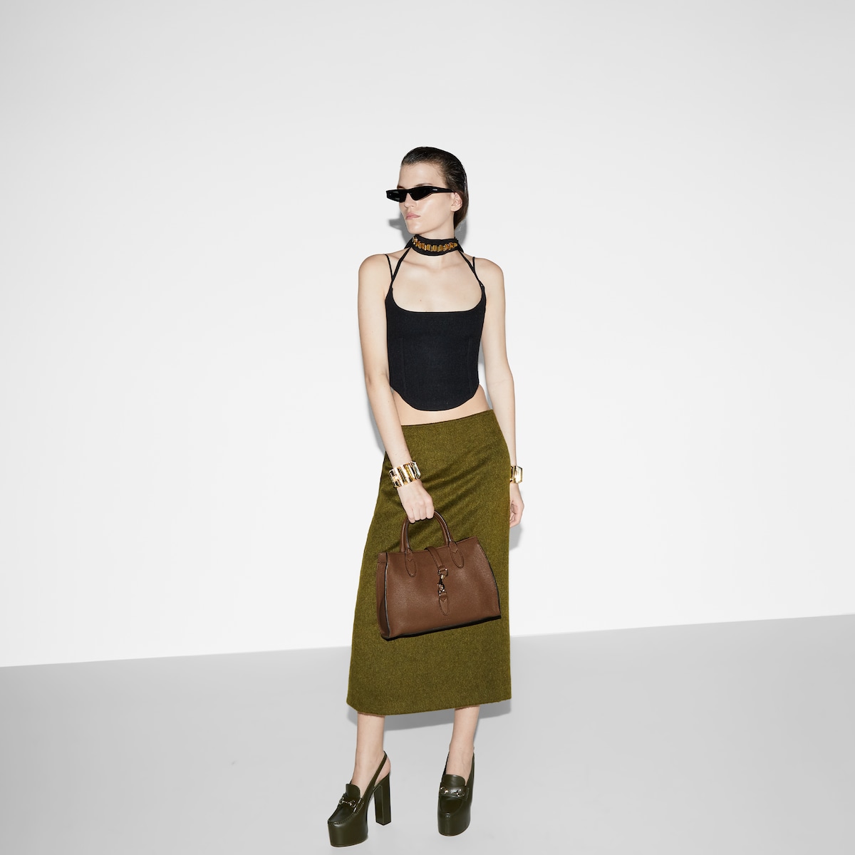 Replicate Medium Tote Bag With Hook Closure(1:1 replica)