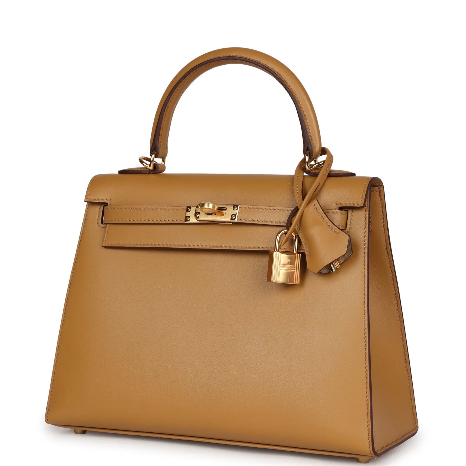 Replicate Hermes Kelly Sellier 25 Poussi��re Tadelakt Gold Hardware(1:1 replica)