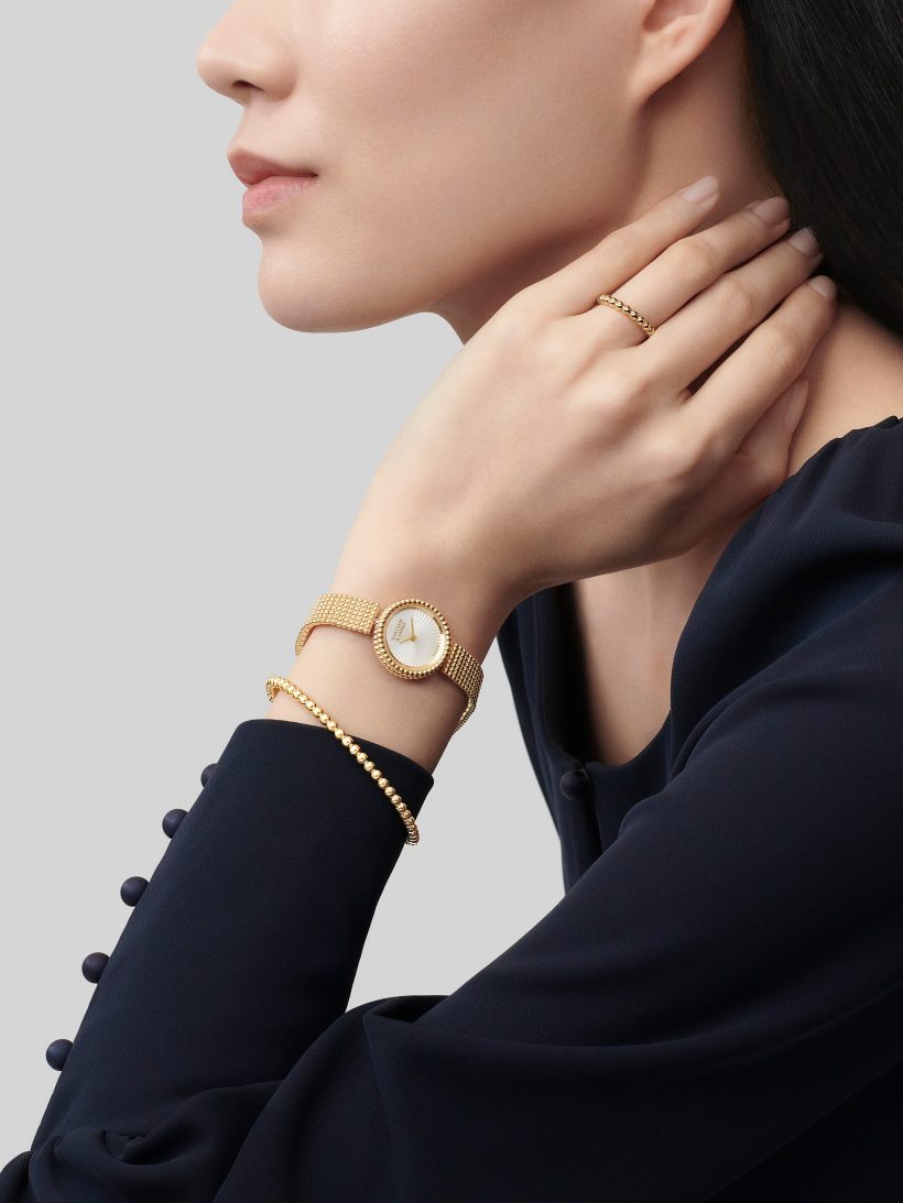 Replicate Perlée pearls of gold bracelet, medium model(1:1 replica)