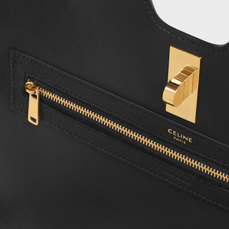 Replicate CABAS 16 IN SUPPLE GRAINED CALFSKIN BLACK(1:1 replica)