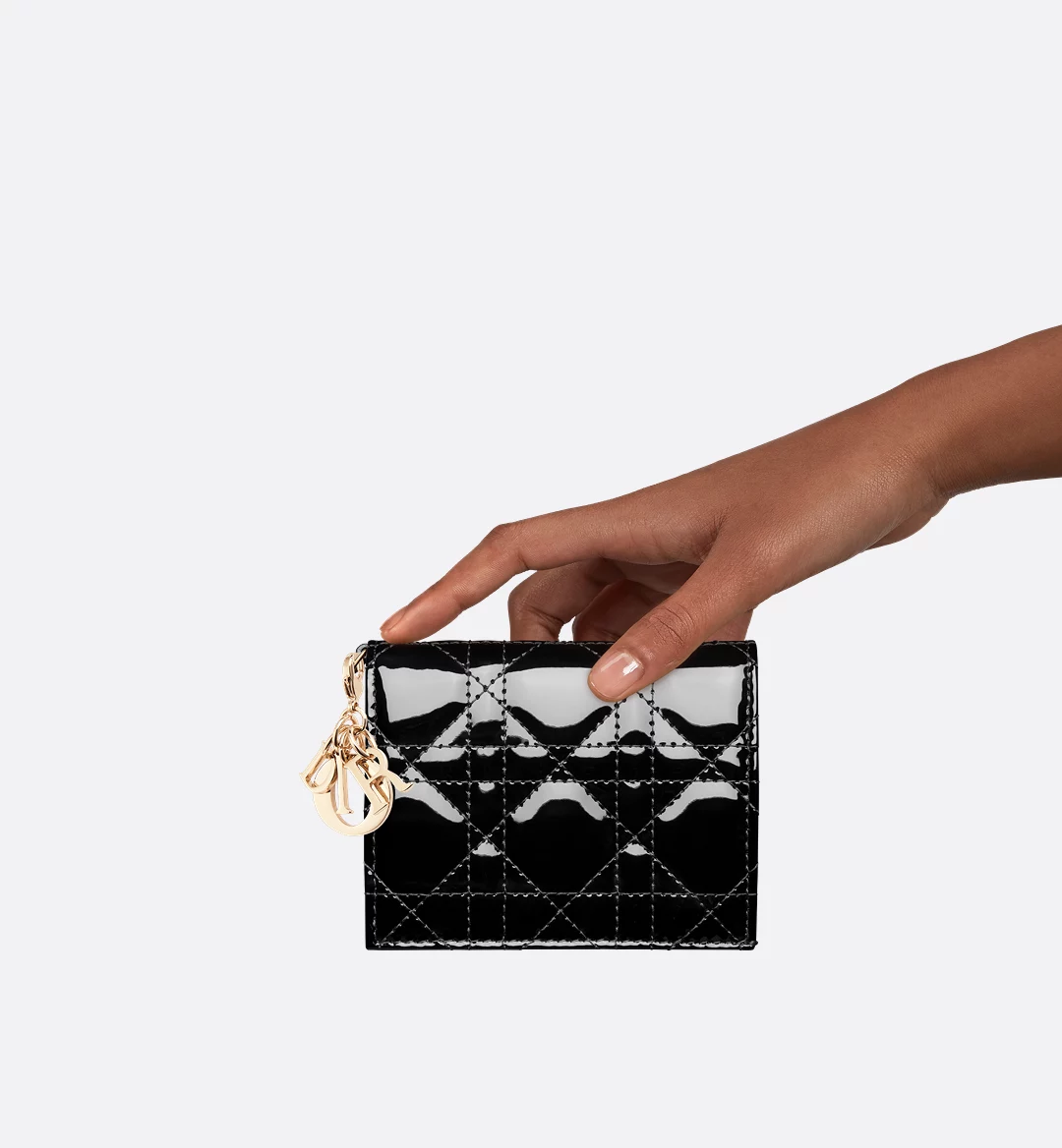 Replicate Mini Lady Dior Gardenia Wallet(1:1 replica)