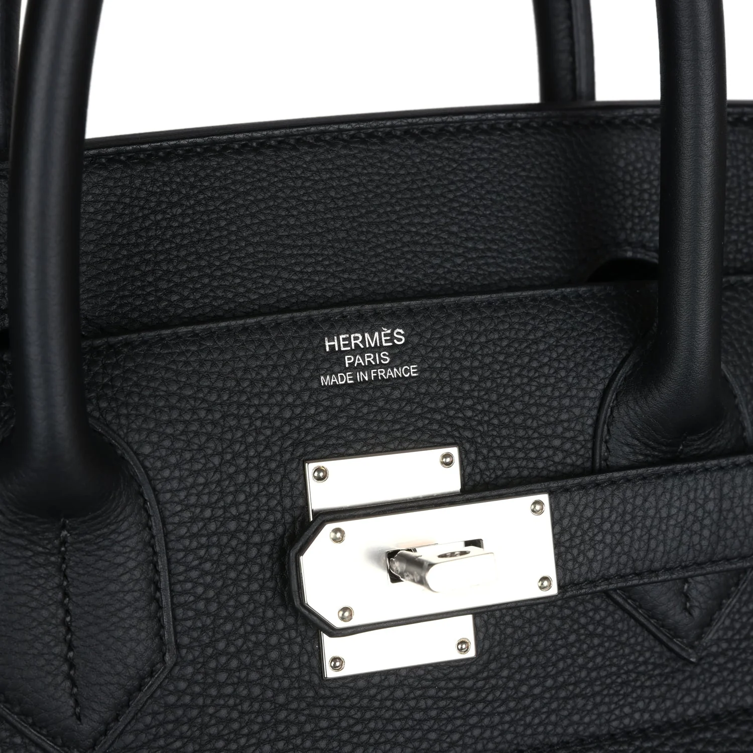Replicate Hermes HAC Birkin 40 Black Togo Palladium Hardware(1:1 replica)