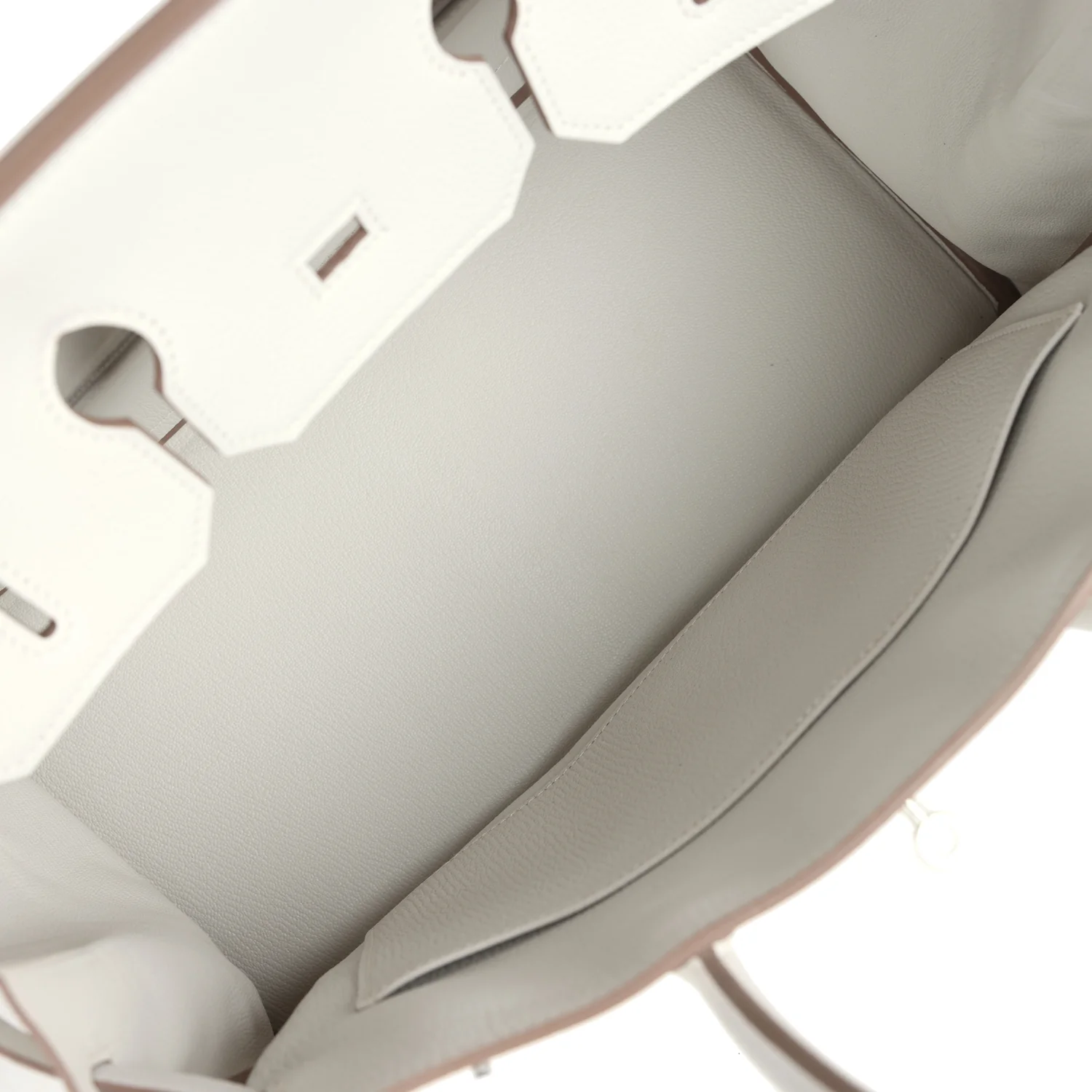 Replicate Hermes Birkin 35 Gris Pale Togo Palladium Hardware(1:1 replica)