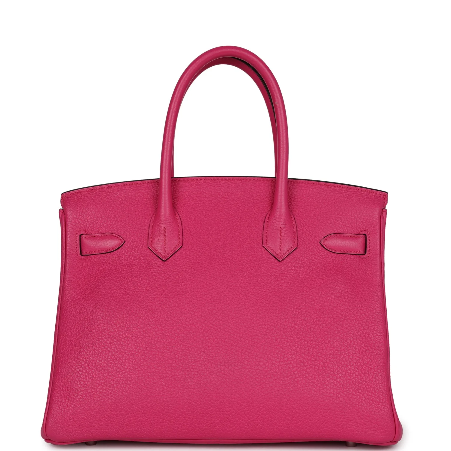 Replicate Hermes Birkin 30 Rose Shocking Clemence Palladium Hardware(1:1 replica)