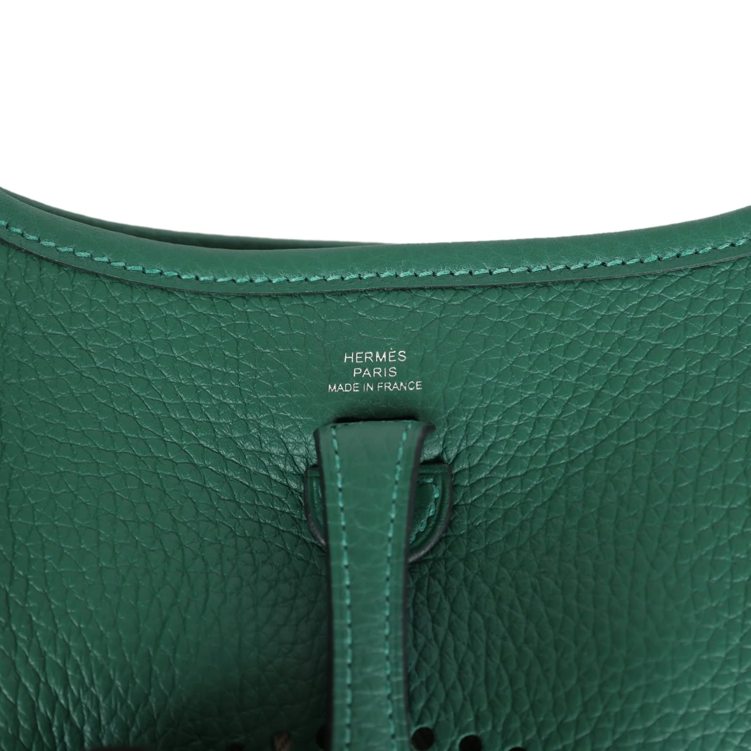 Replicate Hermes Evelyne TPM Vert Moyen Clemence Palladium Hardware(1:1 replica)