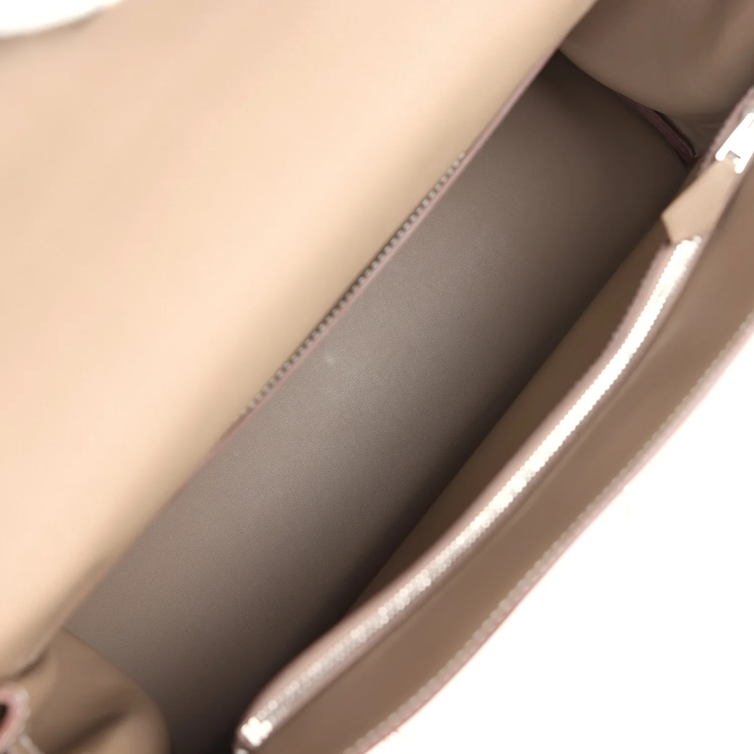 Replicate Hermes Kelly 42 Maxi Etoupe Togo Palladium Hardware(1:1 replica)