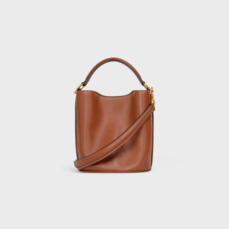 Replicate TEEN BUCKET 16 IN SMOOTH CALFSKIN TAN(1:1 replica)