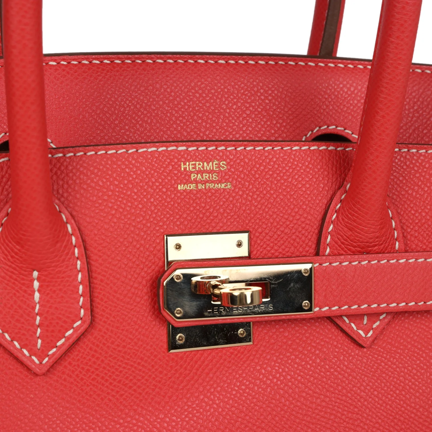Replicate Hermes Birkin 30 Rose Jaipur Candy Epsom Permabrass Hardware(1:1 replica)