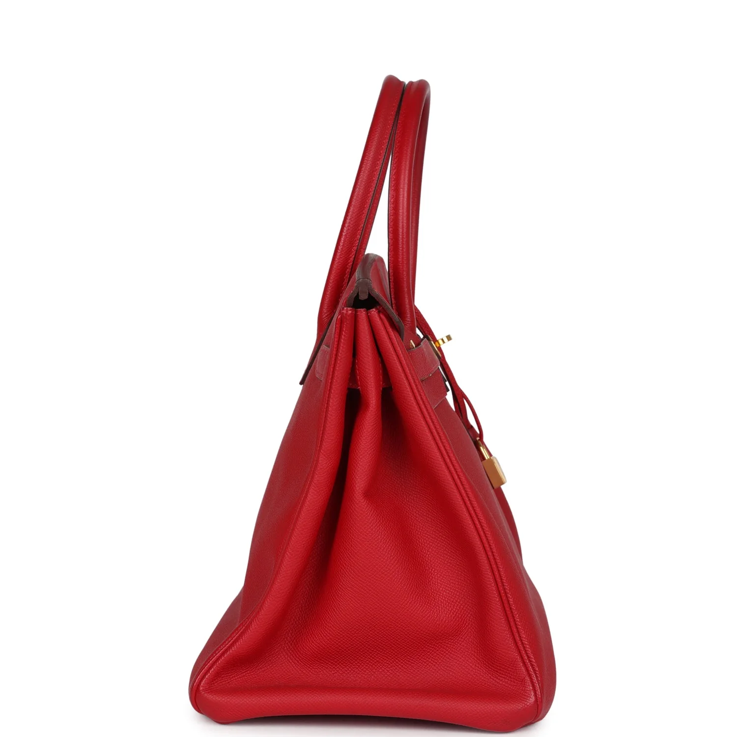 Replicate Hermes Birkin 35 Rouge Casaque Epsom Gold Hardware(1:1 replica)