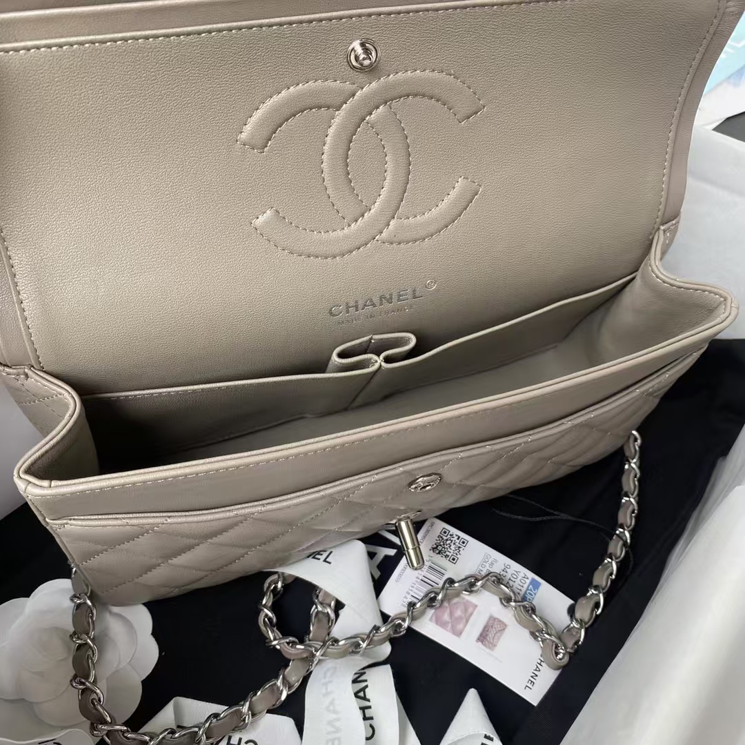 Replicate Chanel Classic 11.12 Handbag Silver Hardware(1:1 replica)