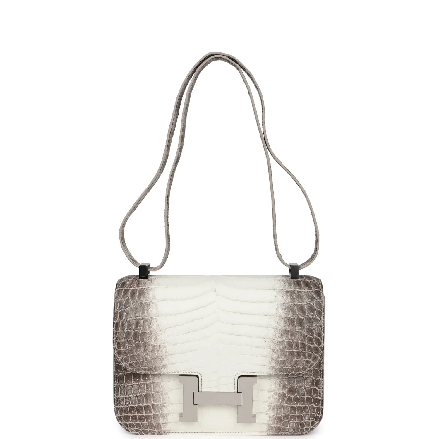 Replicate Hermes Constance 1-24 Himalaya Matte Niloticus Crocodile Palladium Hardware(1:1 replica)