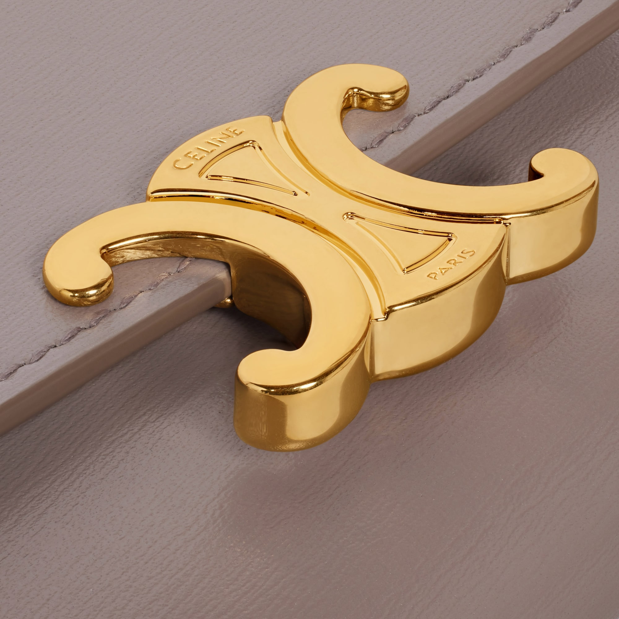 Replicate COMPACT WALLET WITH COIN TRIOMPHE IN SHINY CALFSKIN PEBBLE(1:1 replica)