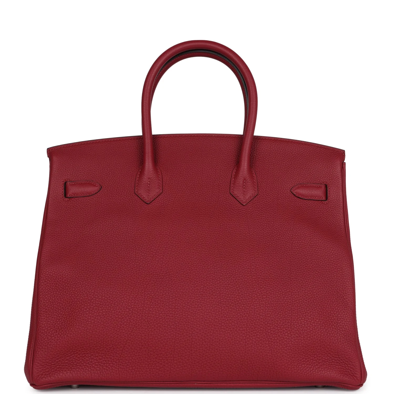 Replicate Hermes Birkin 35 Rouge Grenat Togo Palladium Hardware(1:1 replica)