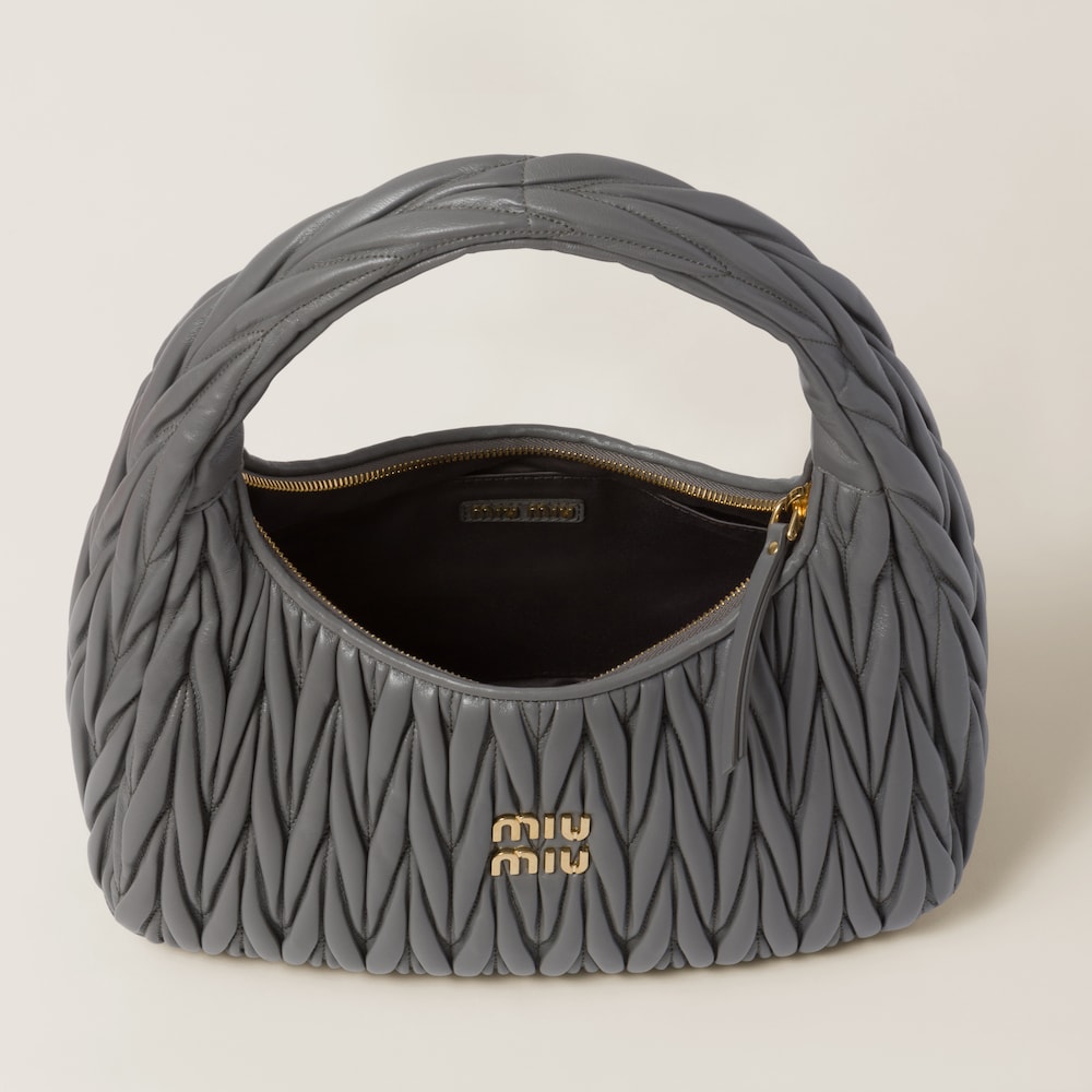 Replicate Large wander matelassé nappa leather hobo bag(1:1 replica)