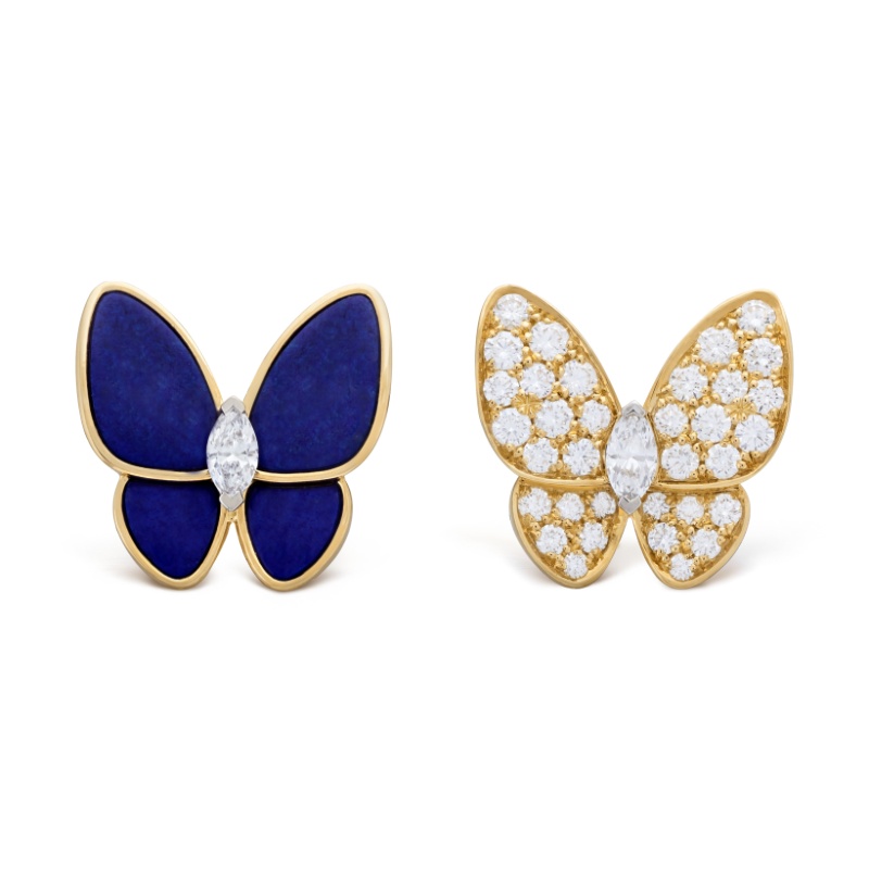 Replicate Two Butterfly earrings(1:1 replica)