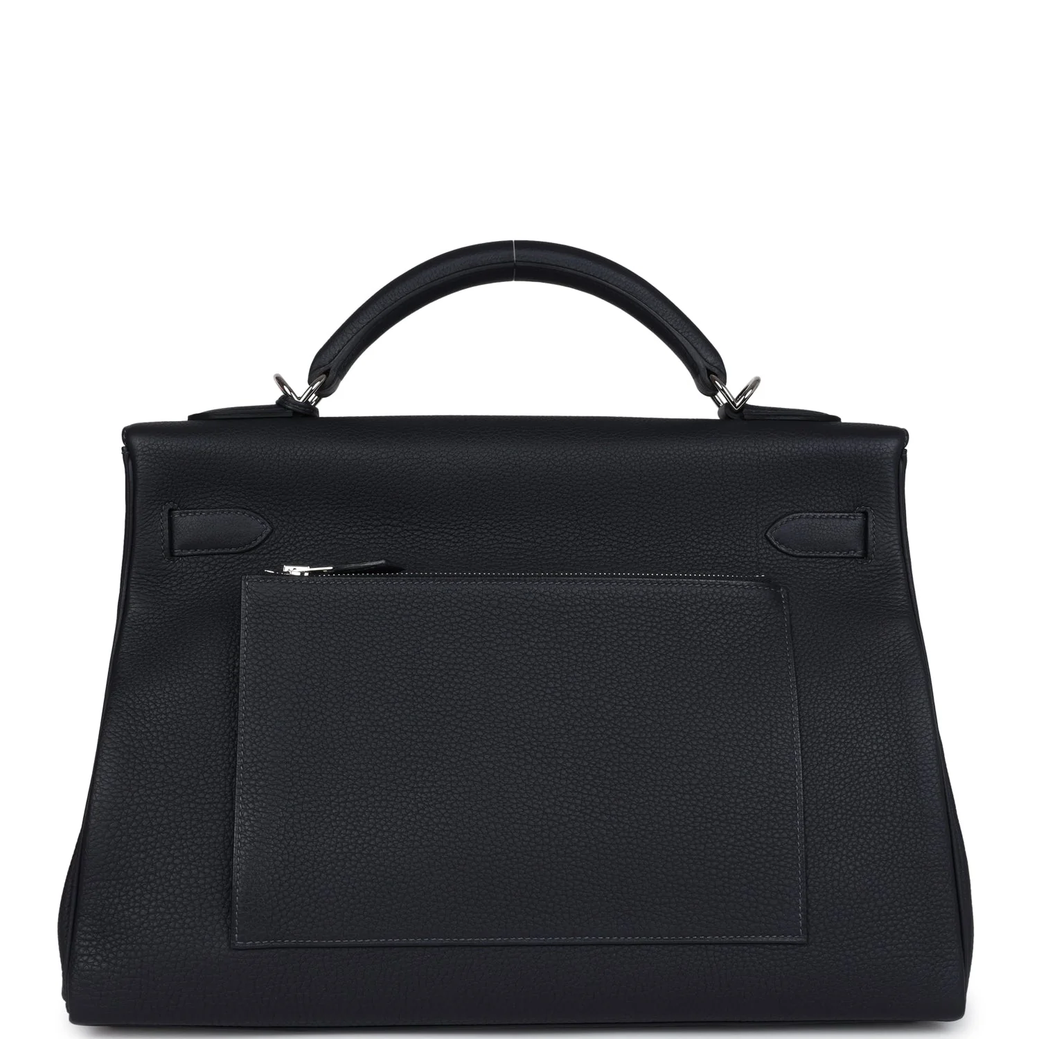 Replicate Hermes Kelly 42 Maxi Caban Togo Palladium Hardware(1:1 replica)