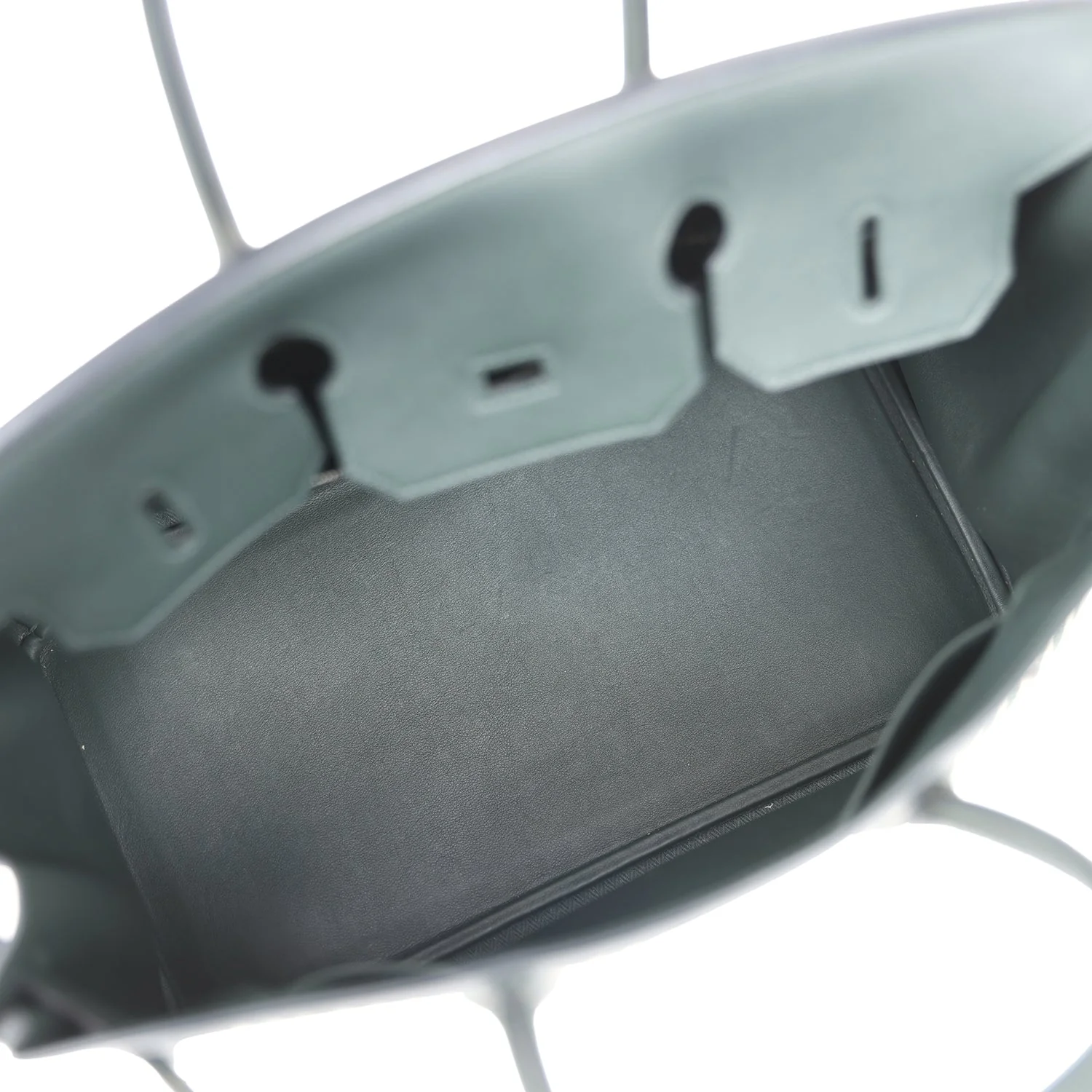 Replicate Hermes Birkin 35 Toile Riga and Vert Anglais Swift Palladium Hardware(1:1 replica)