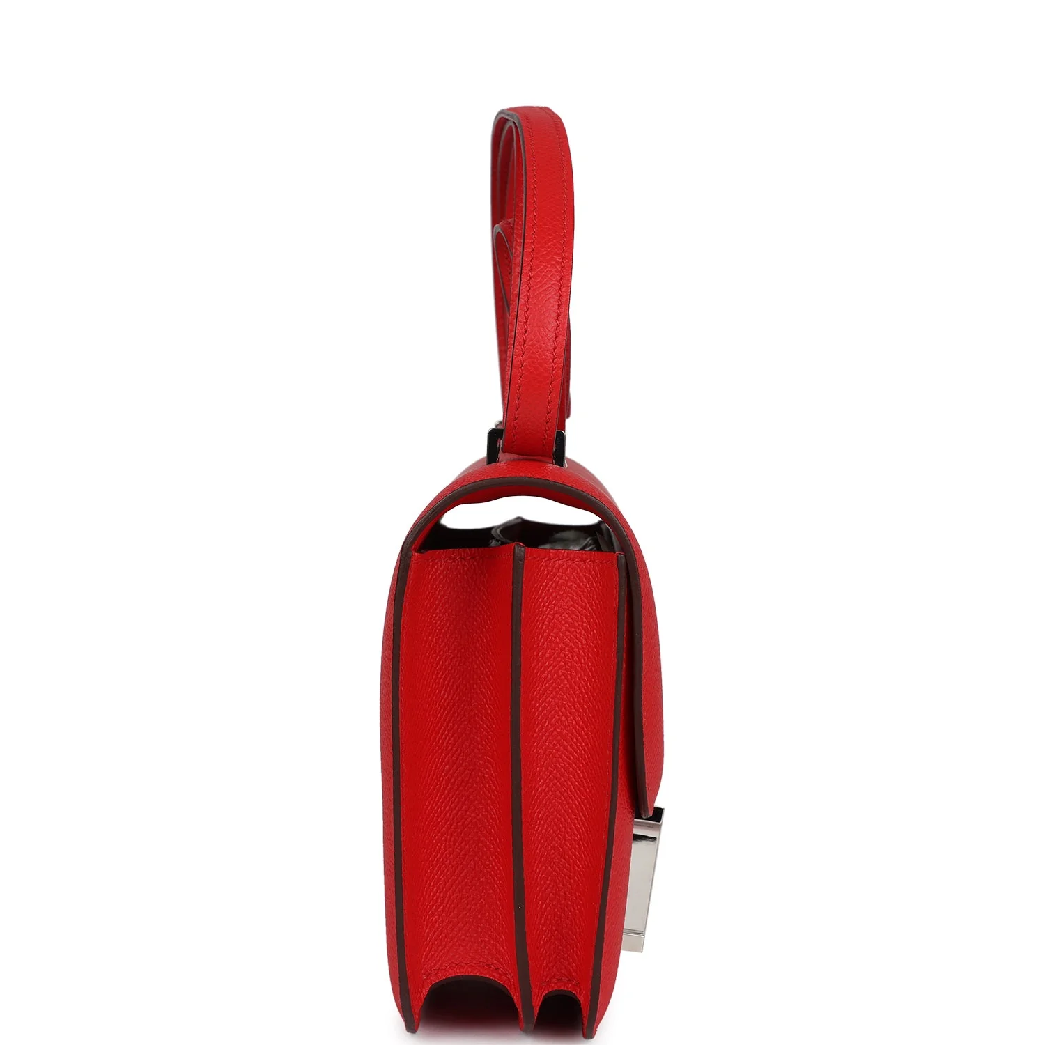 Replicate Hermes Constance 18 Rouge De Coeur Epsom Lacquered Palladium Hardware(1:1 replica)