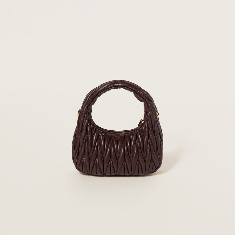 Replicate Wander matelassé nappa leather hobo bag(1:1 replica)