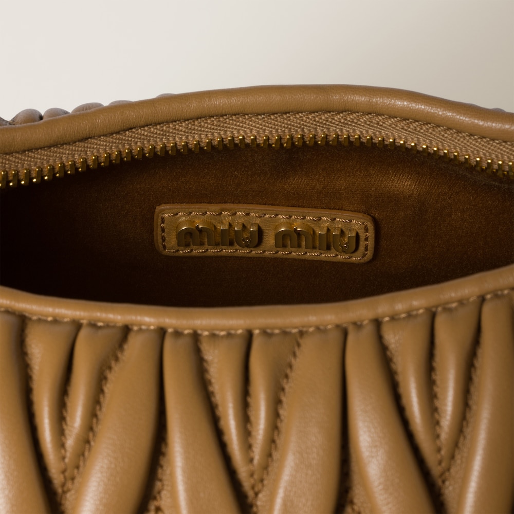 Replicate Regular wander matelassé nappa leather hobo bag(1:1 replica)