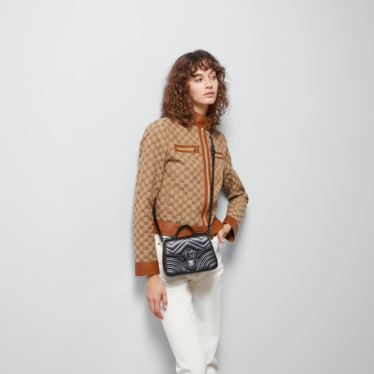 Replicate Marmont Mini Top Handle Bag(1:1 replica)